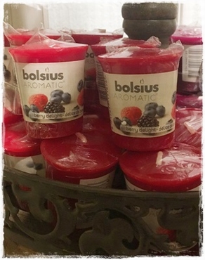 Geurkaarsje Berry delight Bolsius